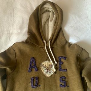 American eagle green hoodie 2009